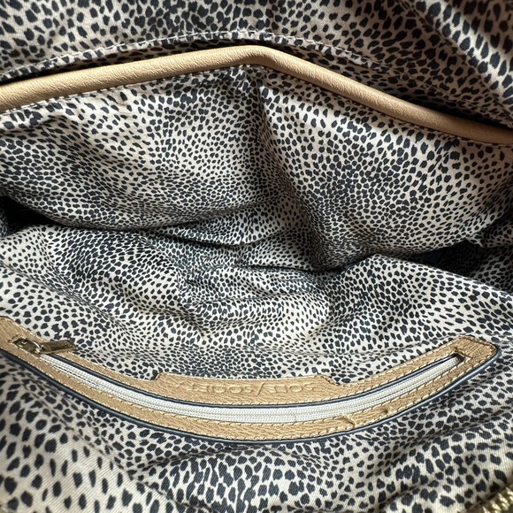 Sole Society Crossbody Handbag Light Brown Faux Leather Purse - Picture 4 of 7